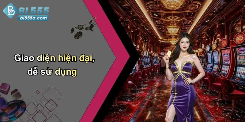 Giao diện hiện đại, dễ sử dụng